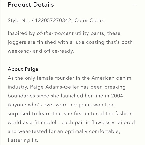 Anthropologie Paige Mayslie High-Rise Coated Denim Joggers - Picture 15 of 16